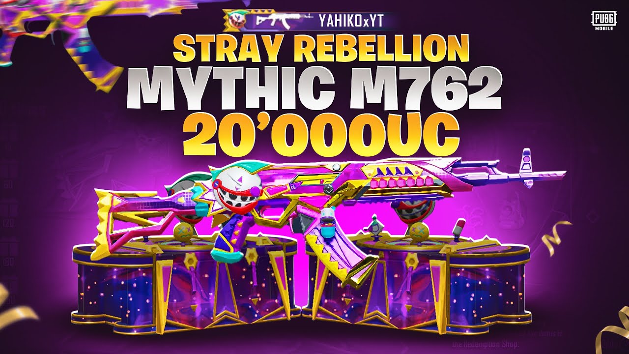 STRAY REBELLION M762 SPIN OPENING | MAXING OUT NEW FOOL M762 GUN SKIN | NEW M762 GUN SKIN  #pubg