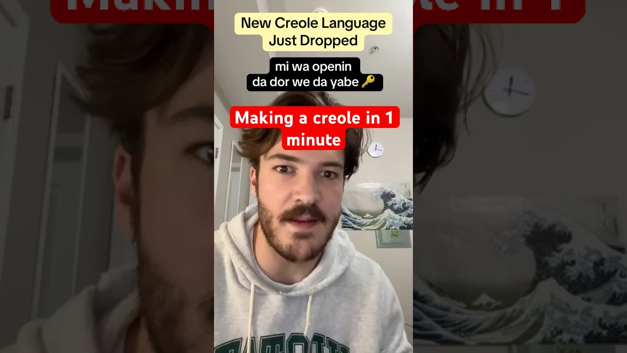 Creating a creole speedrun #linguistics #language