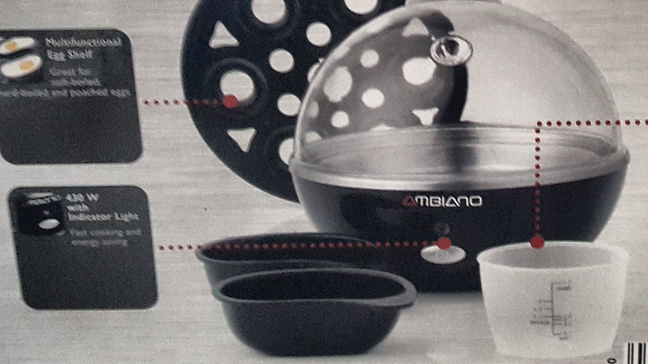 Poach egg using Electric egg cooker | Ambiano Electric Egg Cooker | Aldi ©