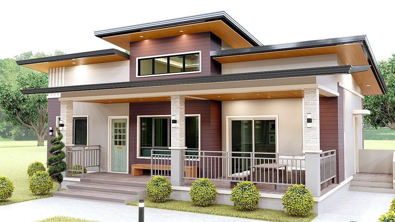 SMALL HOUSE DESIGN | 12 X 7 METERS | 3 BEDROOM