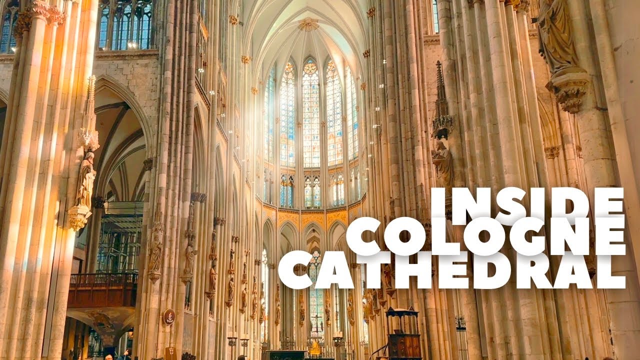 Step INSIDE Cologne's Cathedral (Kölner Dom) - Walking Tour | 4K