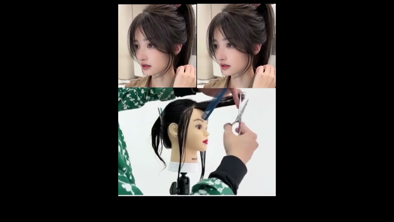 💥front bangs cutting tutorial|#shotrs #ytshorts #frontbangcutting#riziseth #short #trending #fashion