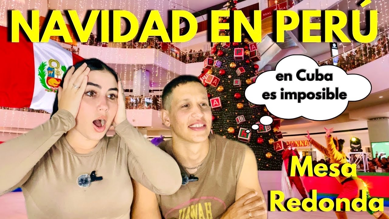 Cubanos reaccionan a LA NAVIDAD EN LIMA🎄🇵🇪 [Esto en Cuba es imposible]