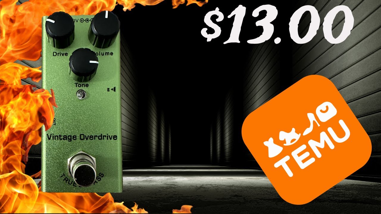 Unboxing The Cheapest Overdrive Pedal From TEMU!
