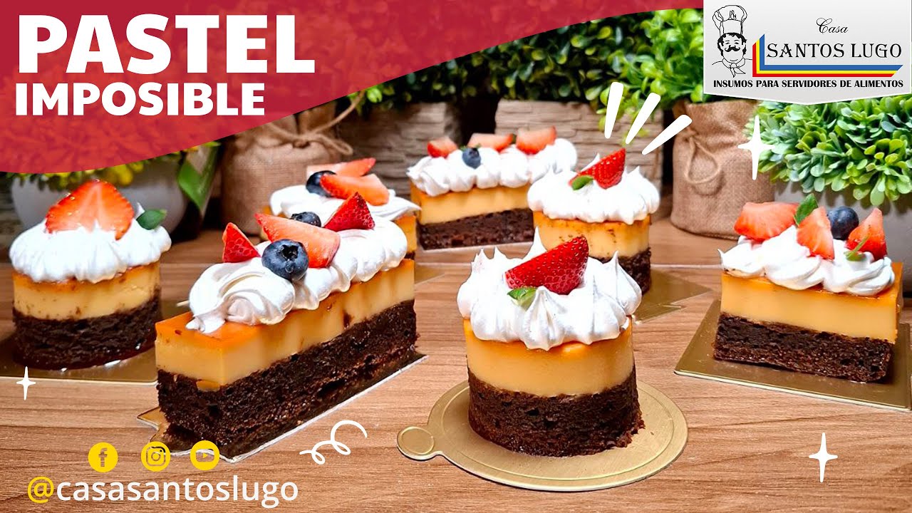 PASTEL IMPOSIBLE o CHOCOFLAN para emprender ⭐Receta Fácil⭐ Paso a paso