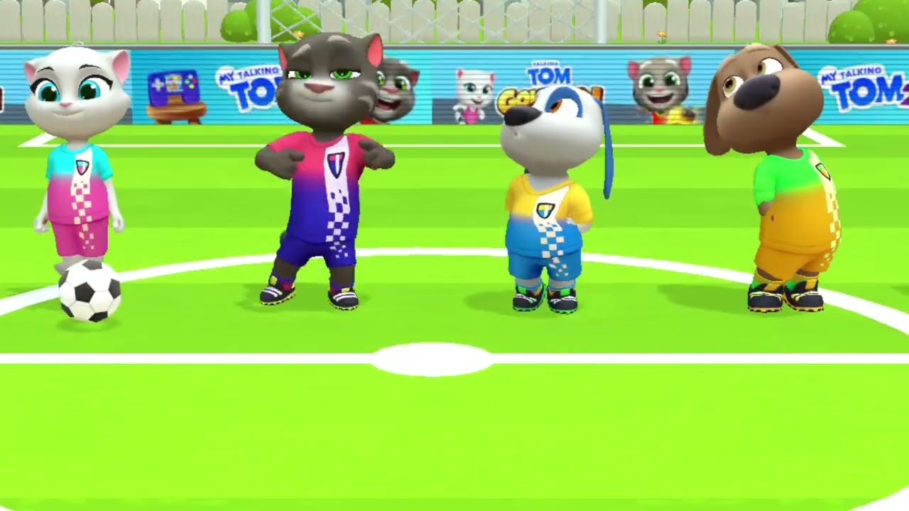 Talking Tom Football Match ⚽️ | Funny Tom Soccer Skills