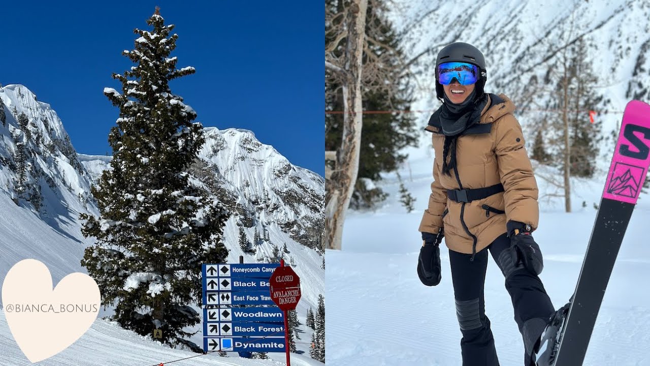 Катание на лыжах в курортах Solitude и Snowbird в штате Юта (видеоблог) ⛷️ Лыжник начального и ср...