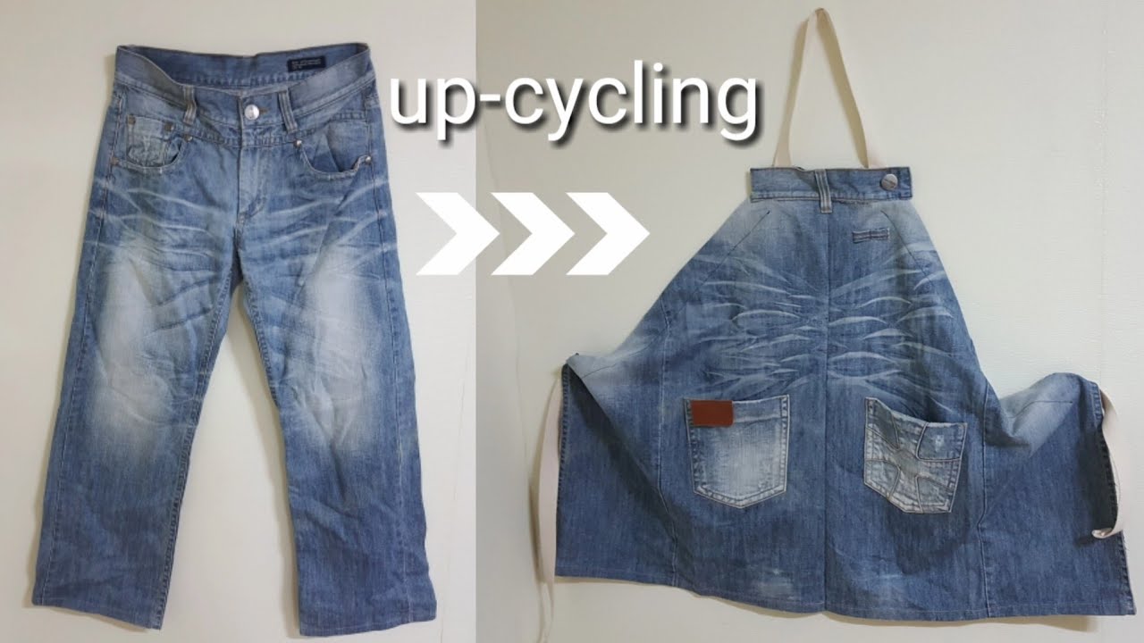 up cycling/청바지리폼 청바지 앞치마로 만들기 /봄스공방