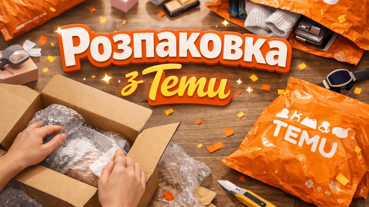 ✨05.02.2026✨РОЗПАКОВКА З “TEMU” 