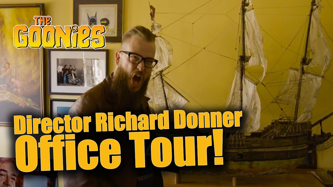 BEHIND THE SCENES! The Goonies (1985) Director Richard Donner Office Tour!