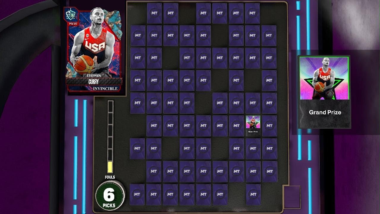 NBA 2K24: Lucky Ascension picks, Grand Prize Invincible Stephen Curry with Invincible Damian Lillard