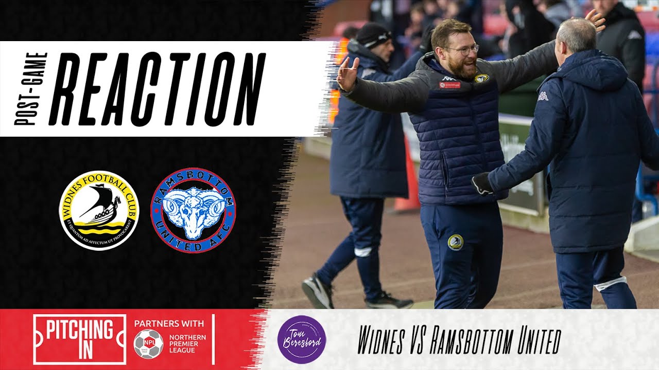 Post-match reaction with David Dempsey | Widnes vs Ramsbottom United