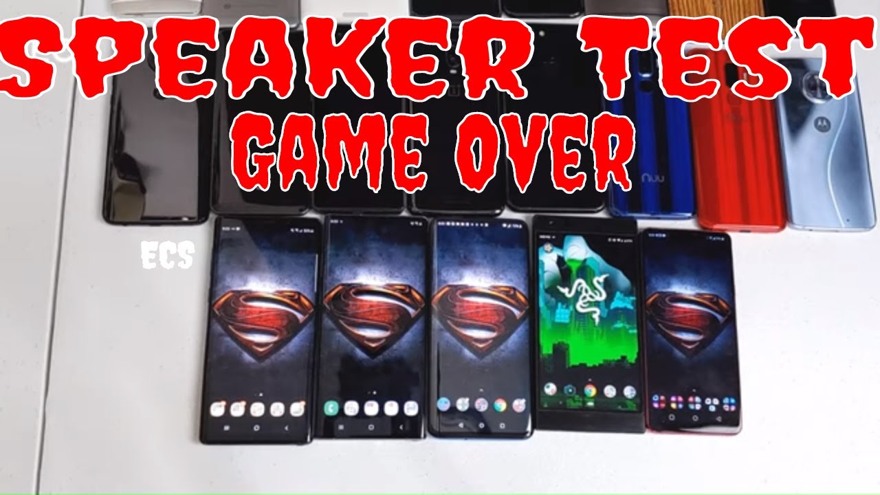 Galaxy Note 10 VS Galaxy Note 9 VS LG G7 VS Razer 2 VS Oneplus 7 Pro Speaker Test | The Winner IS ?