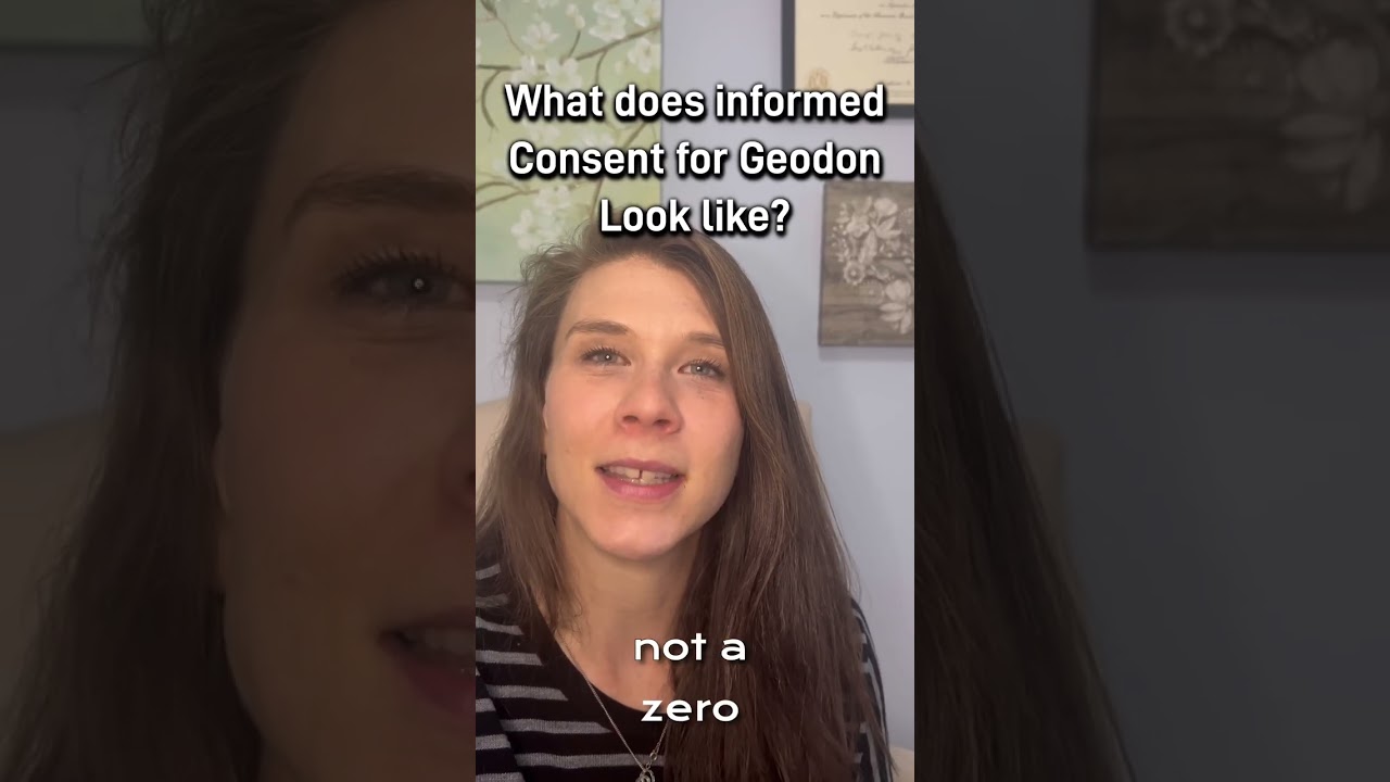 what does informed consent for Geodon look like?
