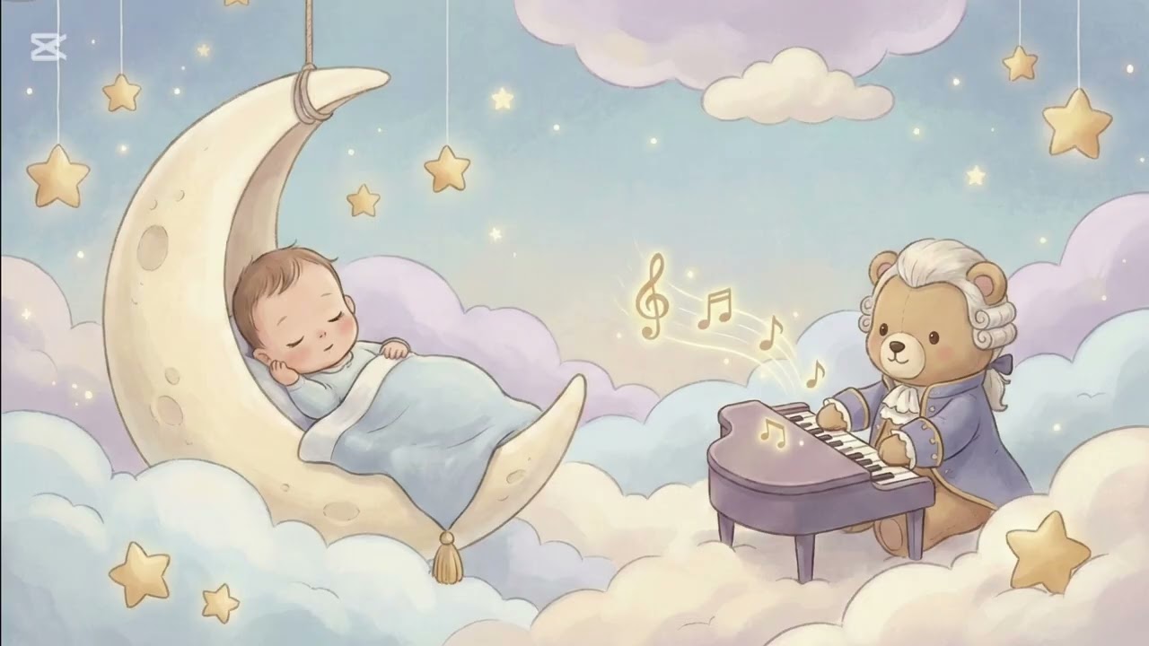 5 Dakikada Mışıl Mışıl Uyku: Baby Mozart Klasik Ninni ve Sakinleştirici Müzikler ☁️