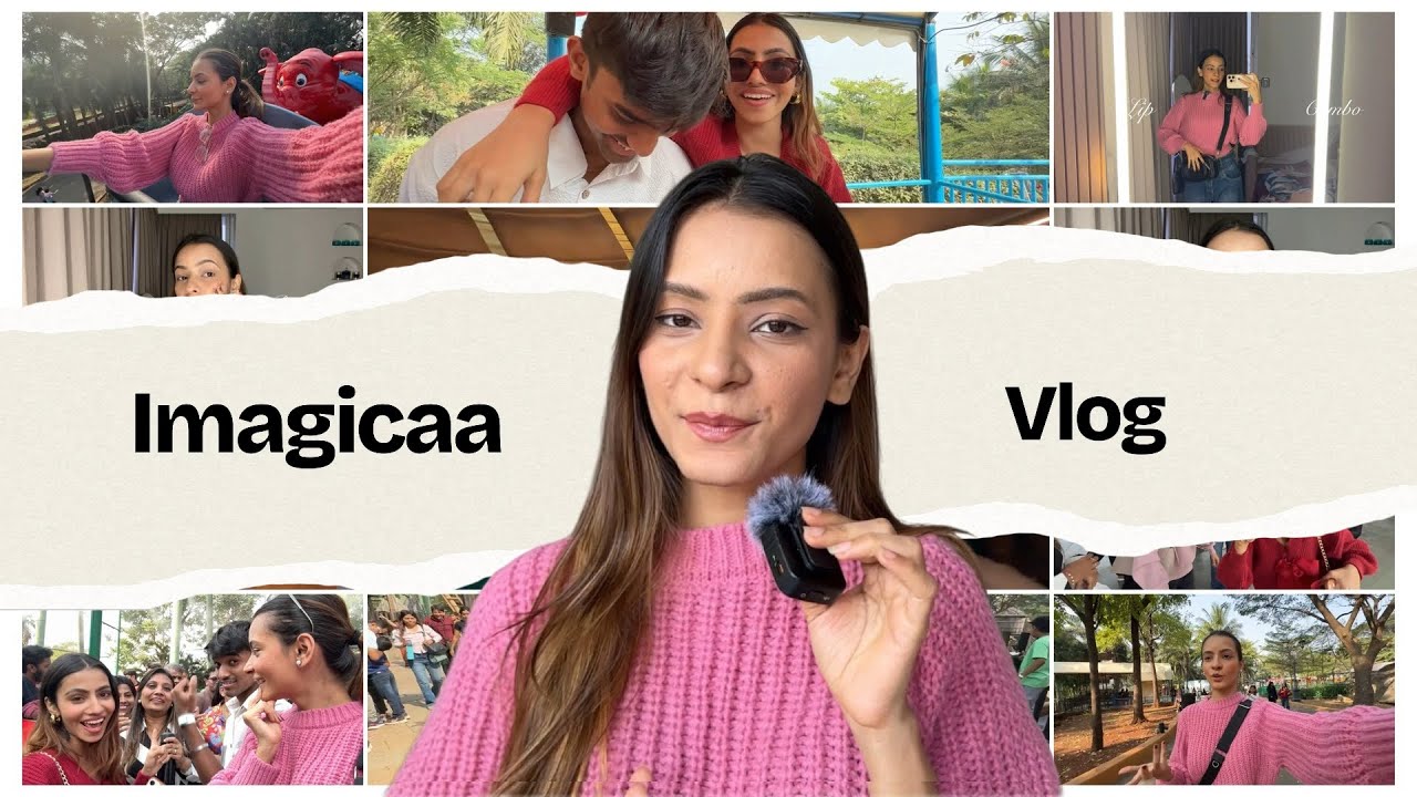 Imagicaa vlog 🎡🎠My sister almost fainted in a ride😱😬