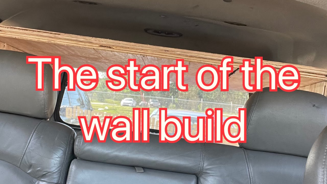 Tahoe wall build part 1‼️‼️ golden eagle car audio‼️C pillar walll😮