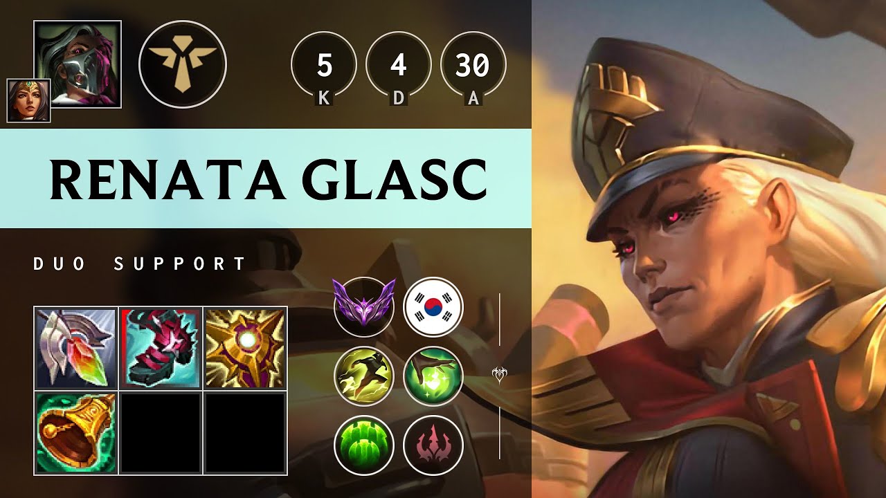 Renata Glasc Support vs Lulu - KR Master Patch 25.16