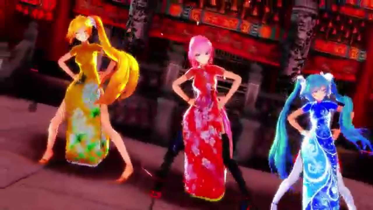 【MMD】一騎当千 【Tda式初音ミク、巡音ルカ、亞北ネル】