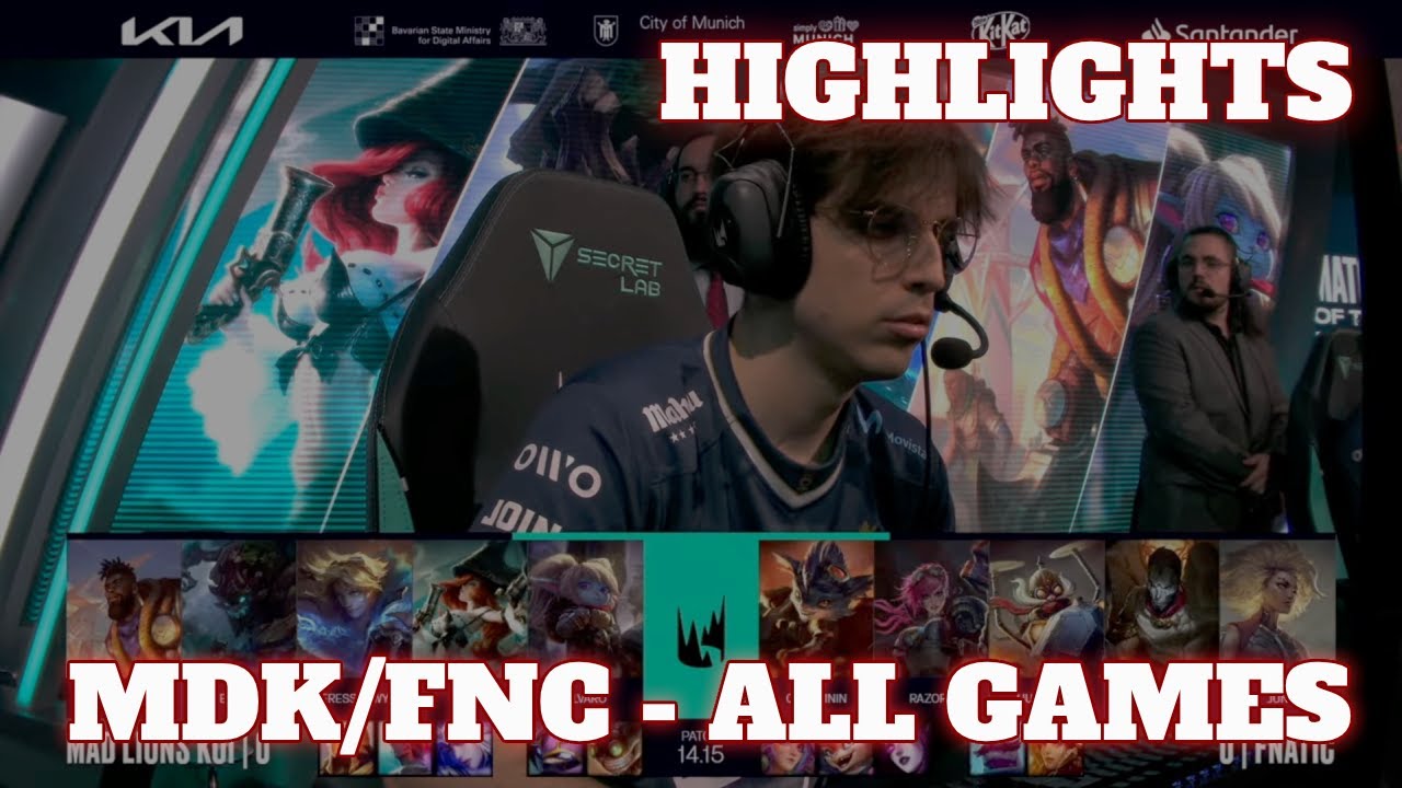 MDK vs FNC - All Games (Bo5) Highlights | Upper Final LEC 2024 Season Finals Fnatic vs Mad Lions KOI