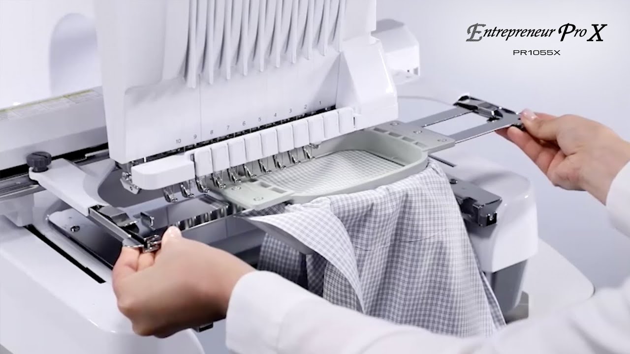 PR1055X - Embroidery Function 01 - Aligning the embroidering position with live camera positioning