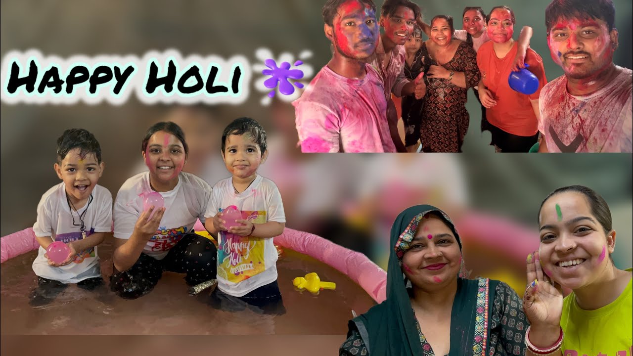 Holi celebration with family 🫟🥰holi vlog part -1 ||Anushka bhuranda vlogs||