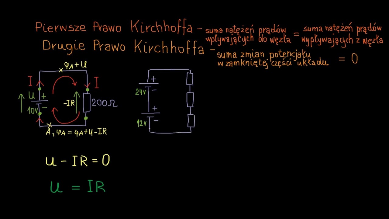 Prawo Kirchhoffa o sumie spadków napięć