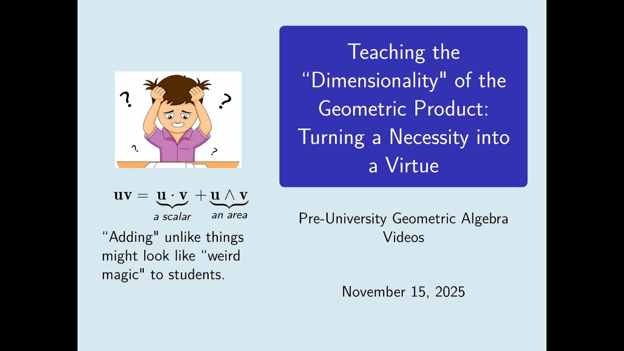 Exploring GA's Dimensionality with Students: Making a Virtue out of Necessity