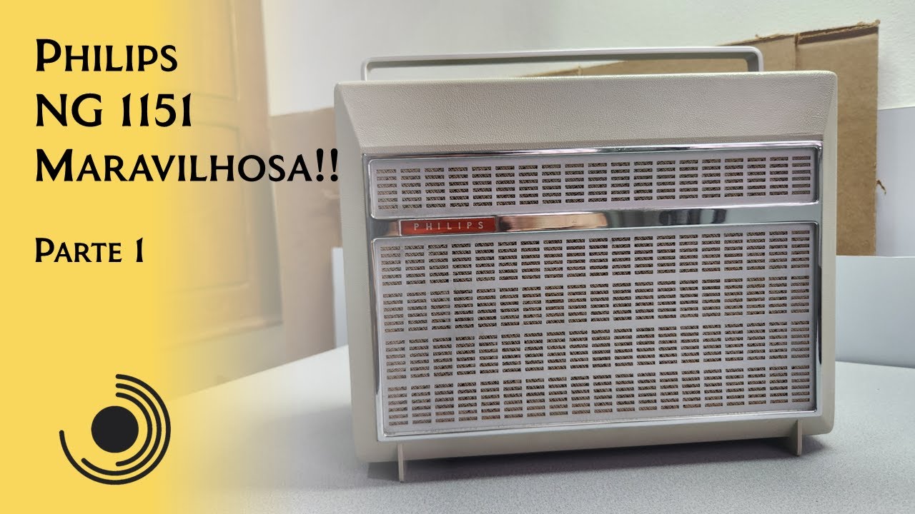Manutenção - Toca Disco Portátil Philips NG 1151 Perfeita!! - Parte 1