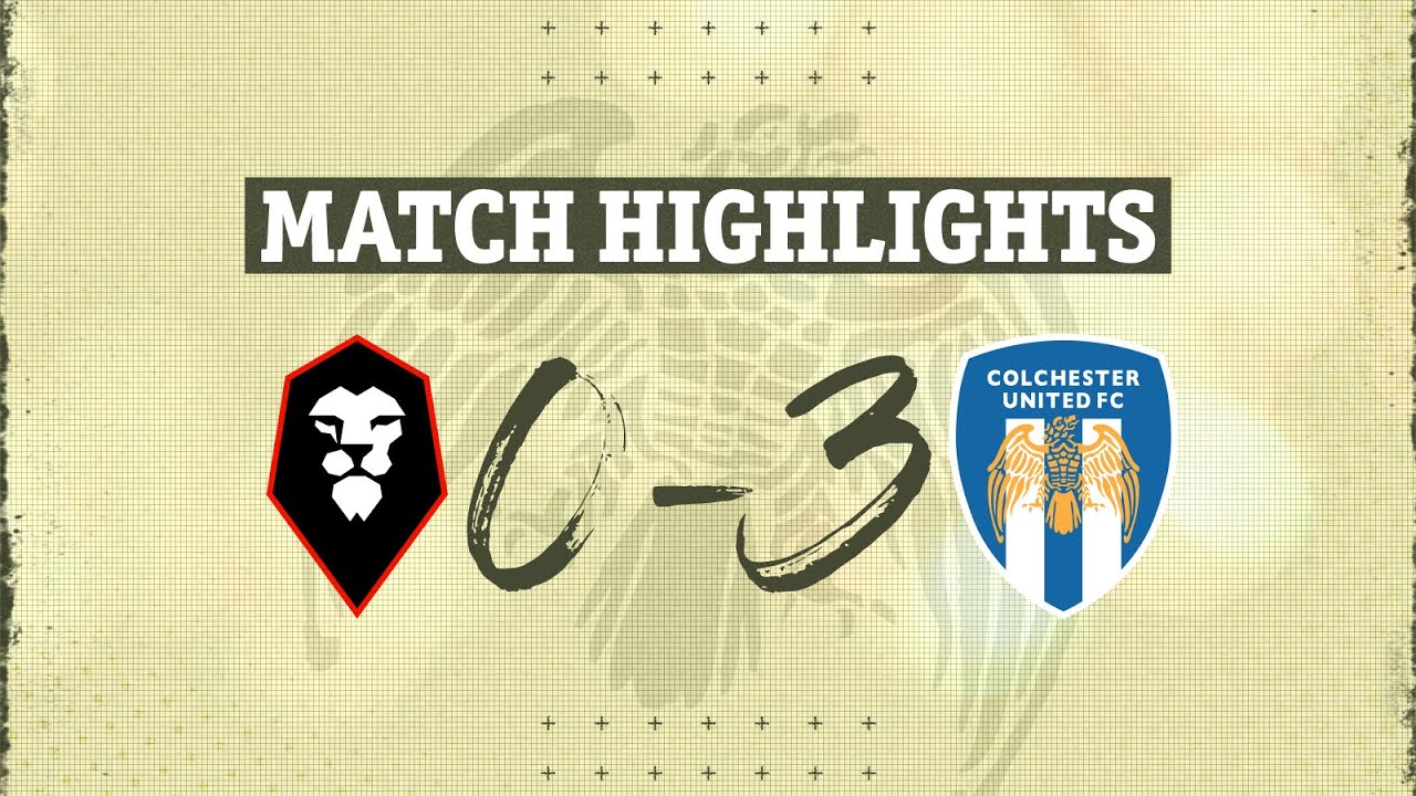 Salford City v Colchester United highlights