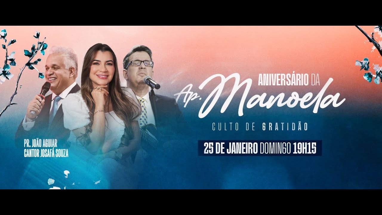 Culto de Gratidão - Aniversário Ap. Manoela Cerqueira - Igreja Batista Sinai  -  [Culto ao vivo]
