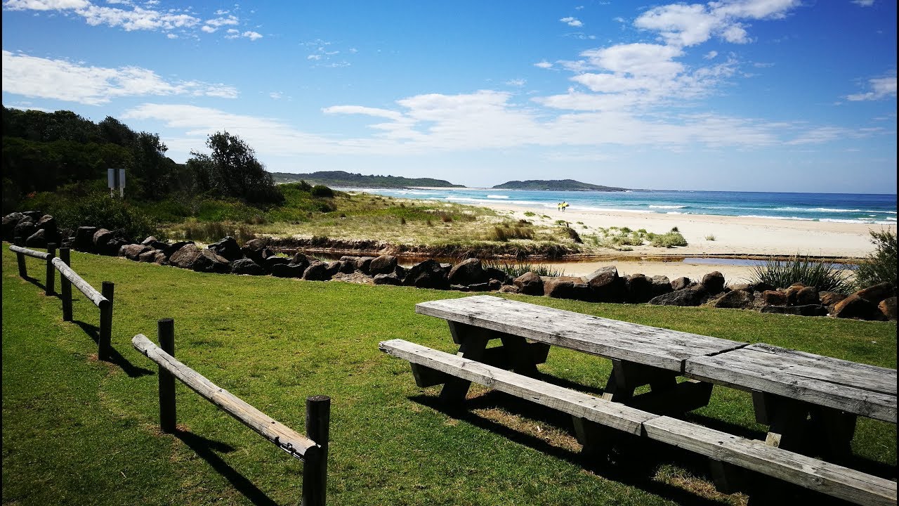 Racecourse Beach Caravan Park, Bawley Point, NSW.