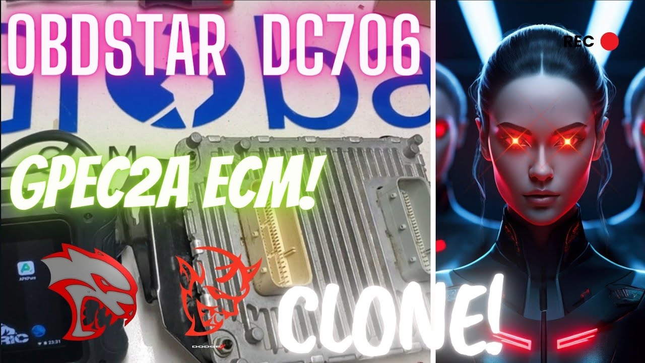 OBDSTAR DC706 Clone Change VIN GPEC2A ECM PCM Dodge, Jeep Chrysler! Подробные секреты! СМОТРИТЕ В...