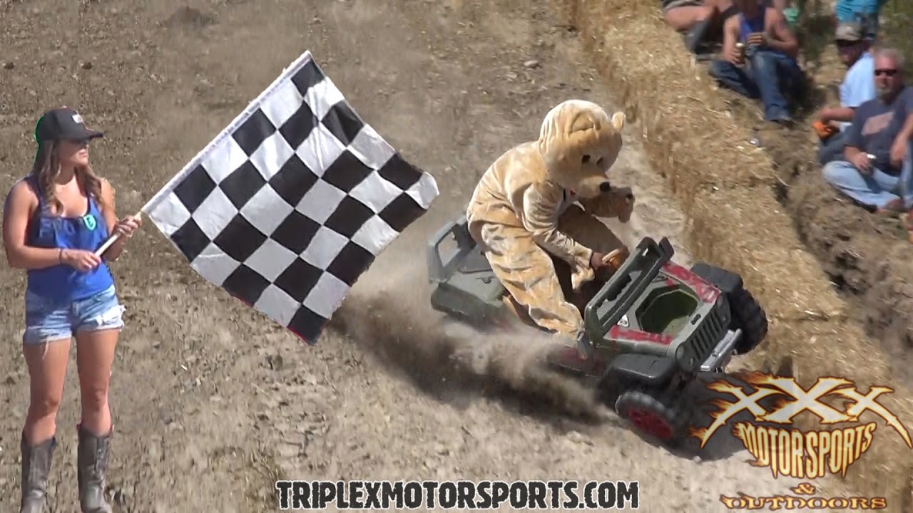 DO YOU HAVE THE BALLS FOR BARBIE JEEP RACING??