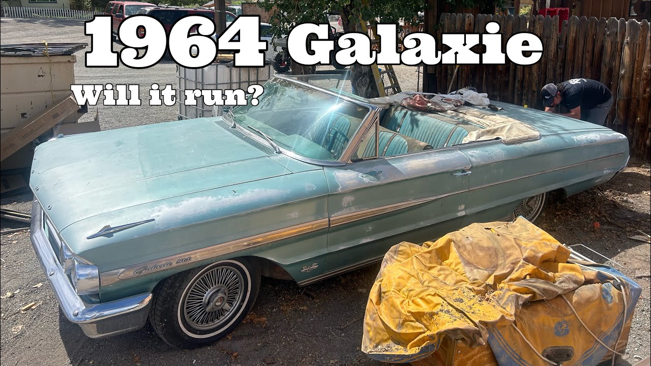 Will it Run? 64 Galaxie Forgotten 18 years behind a Bar!