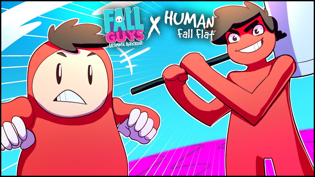 🔥 KIEDY JEDNA GRA STAJE SIĘ DRUGĄ GRĄ TRZEBA JĄ...! | HUMAN FALL FLAT X FALL GUYS