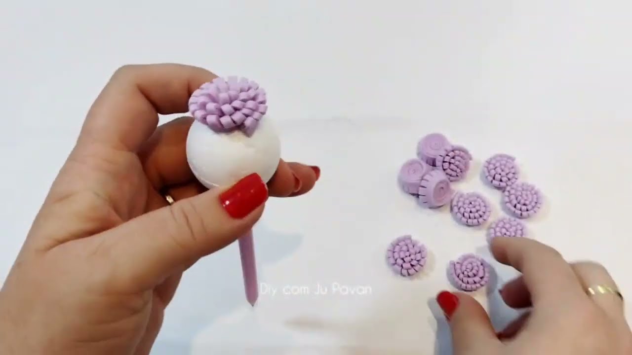 Ponteira de l&aacute;pis Linda ( E.v.a) 🌸