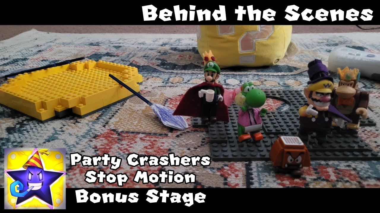 Behind The Scenes | Party Crashers Stop Motion Bonus Stage [REUPLOAD]