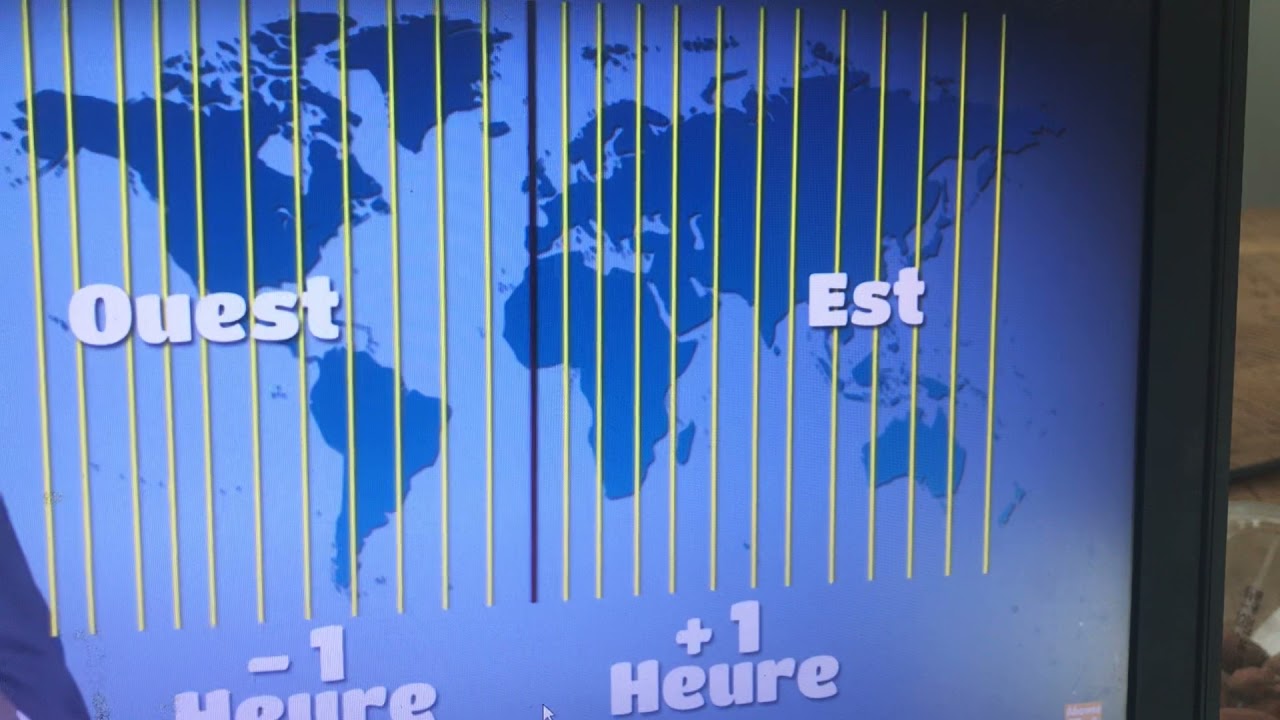 Heure GMT calcul pays