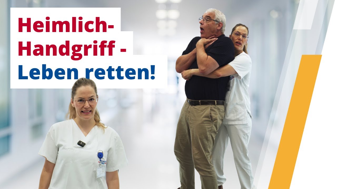Heimlich-Man&ouml;ver einfach erkl&auml;rt &ndash; Erste Hilfe bei Erstickung