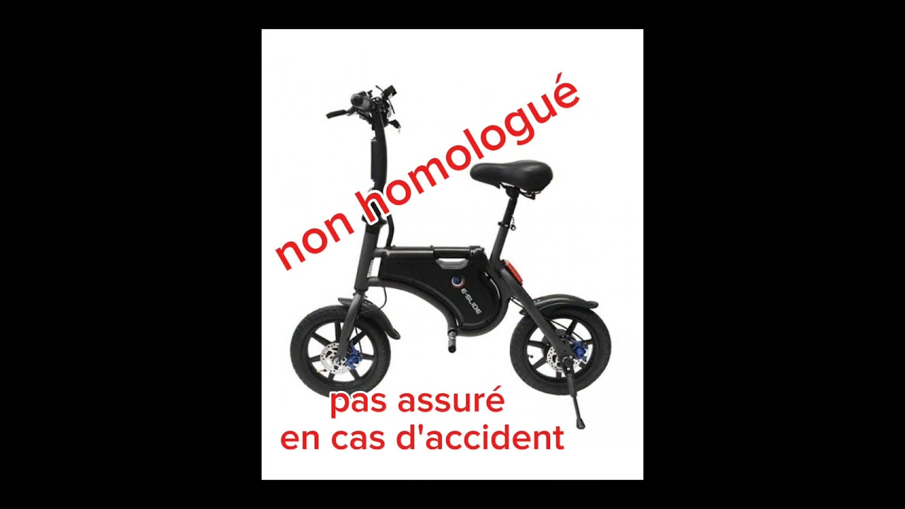 draisienne &eacute;lectrique non homologu&eacute;e pour circuler sur la voie publique