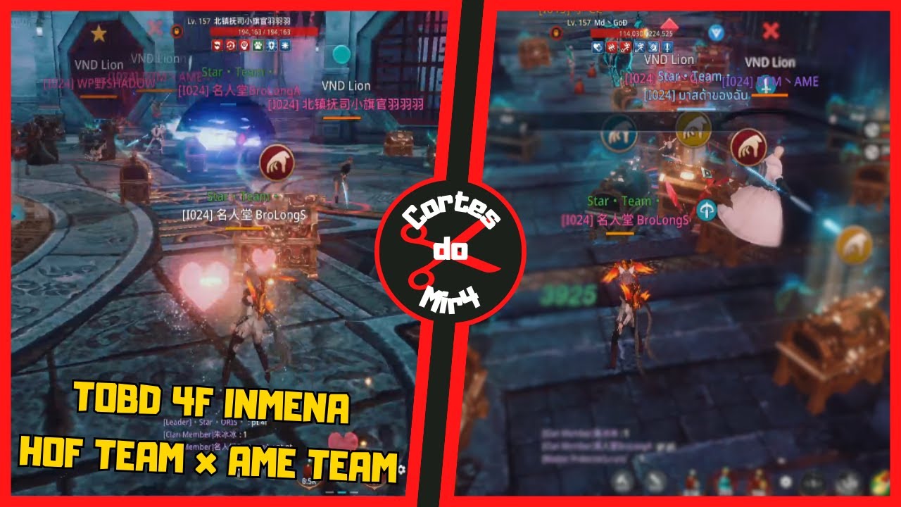 AME TEAM vs HOF TEAM - TOBD 4F INMENA | PORR4DARIA NA TORRE DO INMENA | MIR4