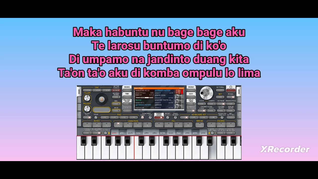 Karaoke POTONTO MATA nada cewe