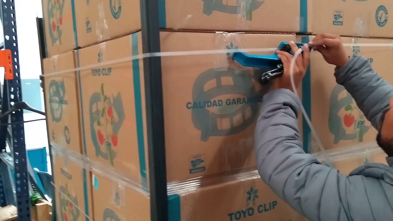 Flejado de tarimas plásticos Toyo