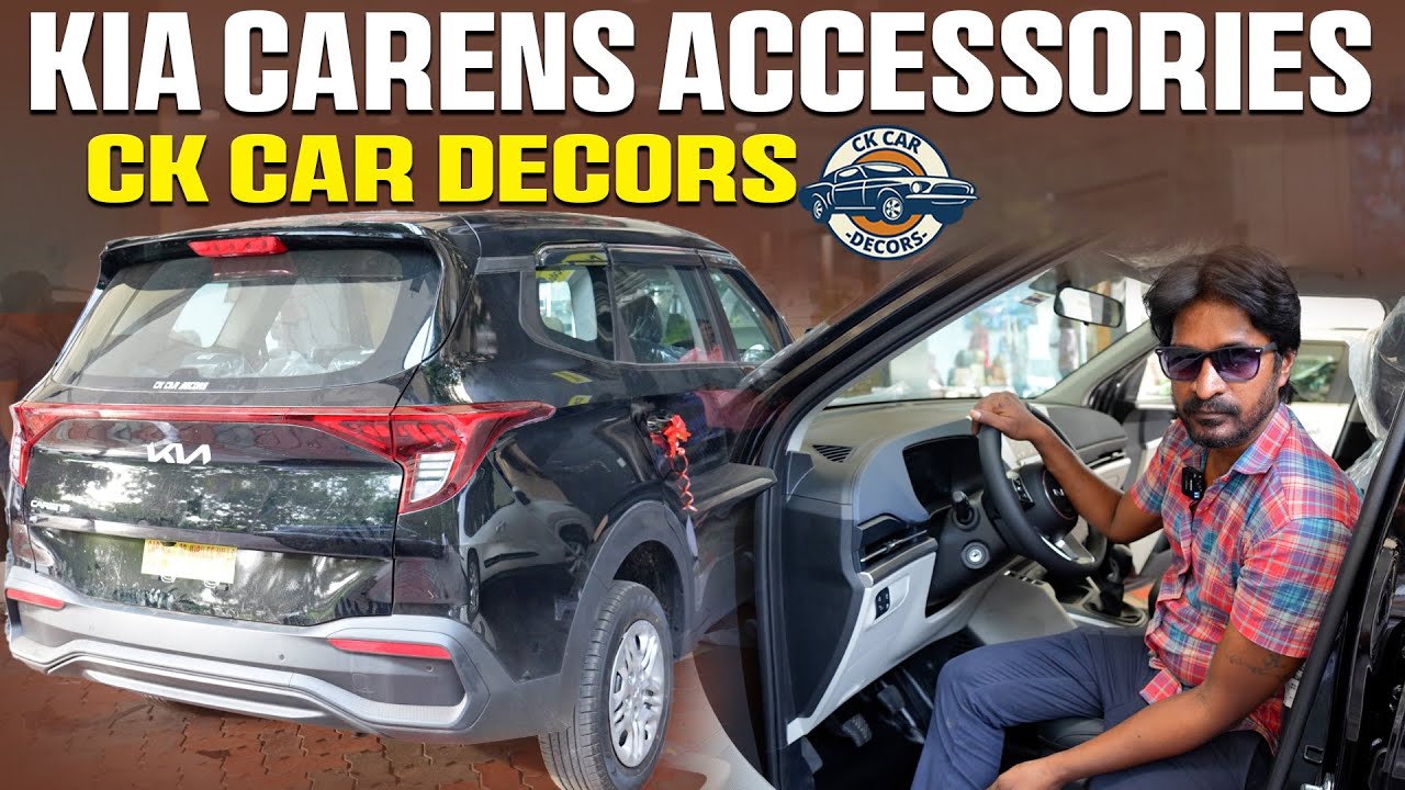 KIA Carens Best Accessories In Hyderabad || CK Car Decors & Accessories || Best Car Decors ||