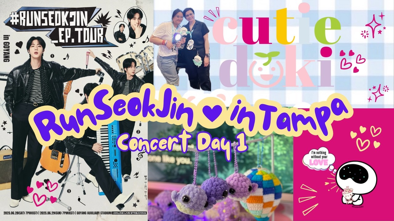 Run SeokJin Concert Vlog | Tampa Day 1 Highlights | VIP Sound-Check | 4K