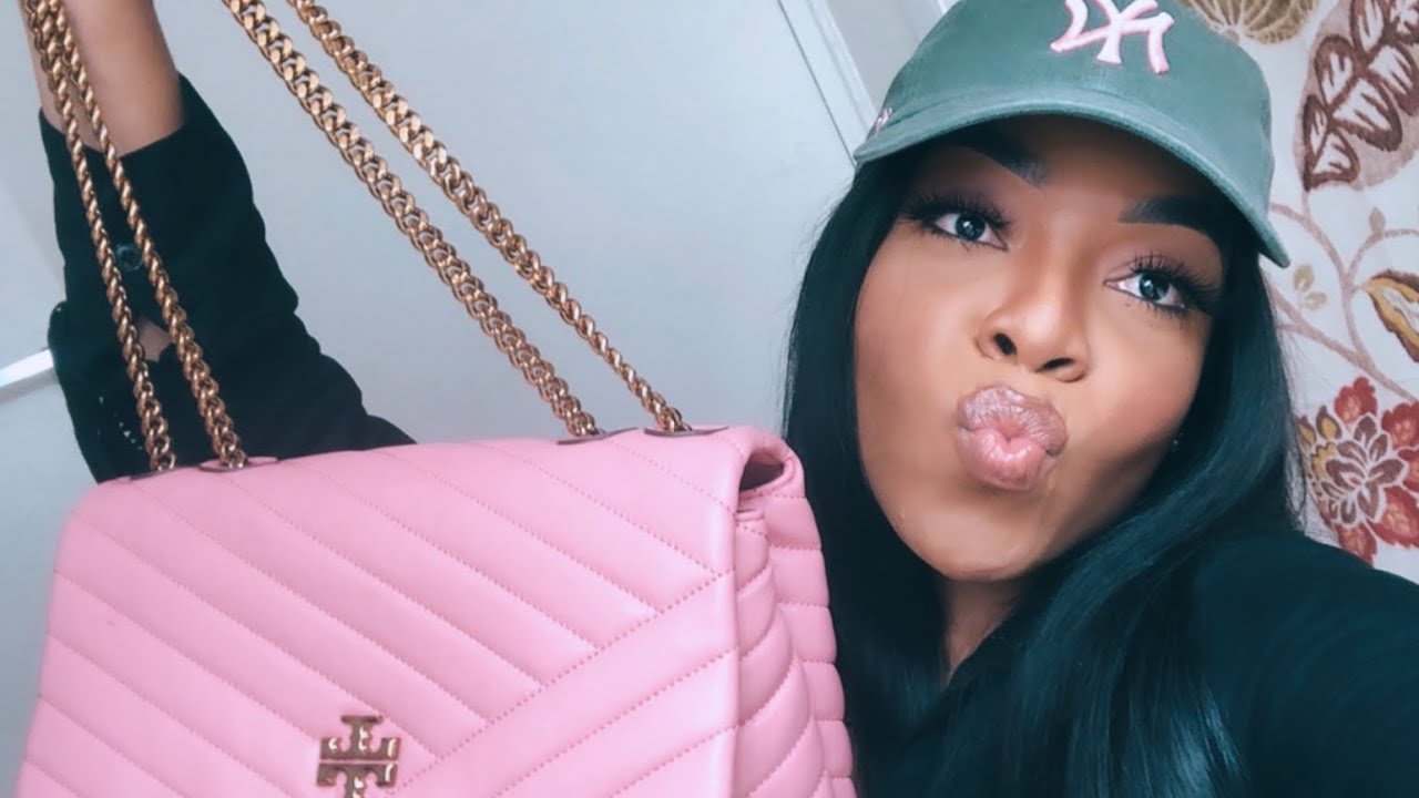 YSL Loulou Dupe ft Tory Burch Kira chevron flag shoulder bag (Bougie on Budget)