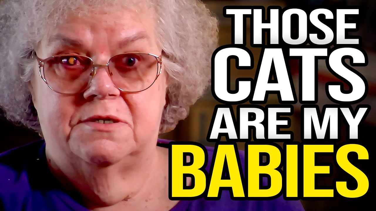 Hoarder Grandma Loves Her 70 Cats To Death
