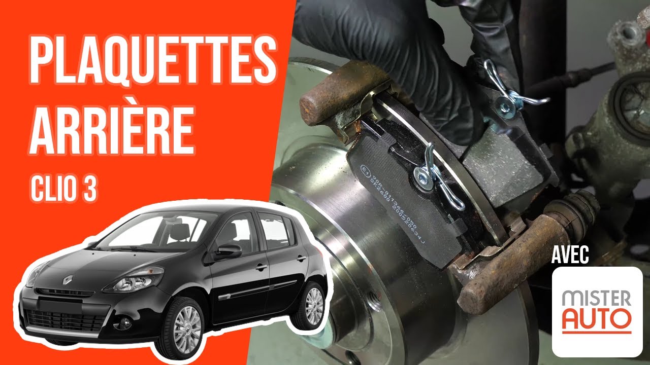 Changer les Plaquettes arrière Clio 3 🚗