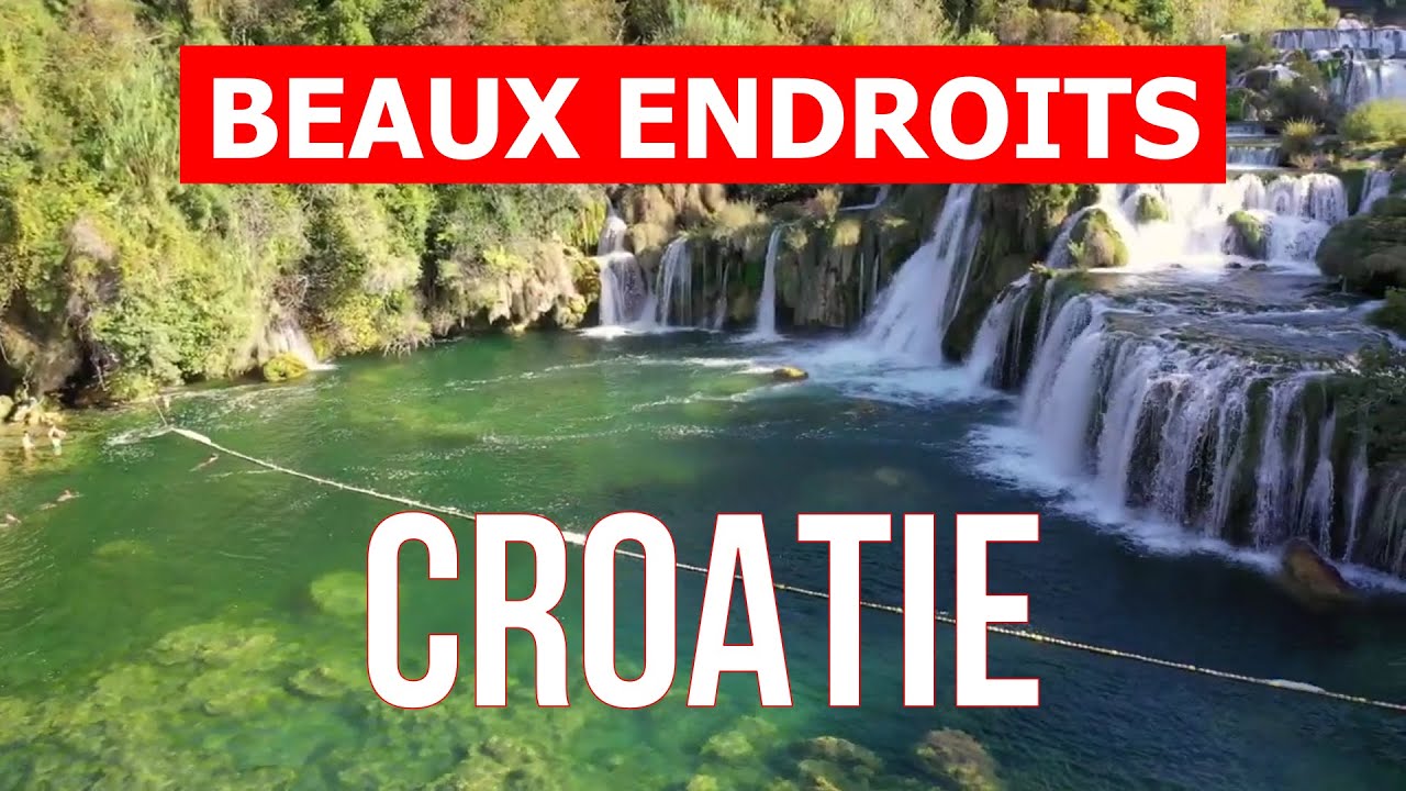Beaux endroits Croatie | nature, plages, stations balnéaires | Drone Vidéo 4k | Visite de la Croatie